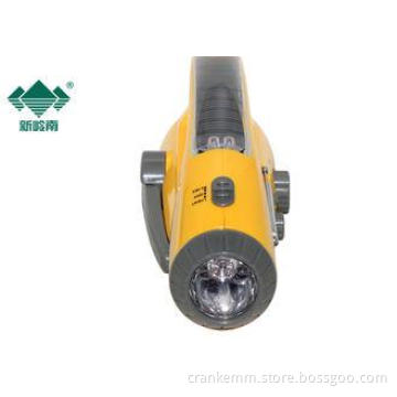 Dynamo Led Torch Solar Panel Hand Crank Radio Flashlight Re